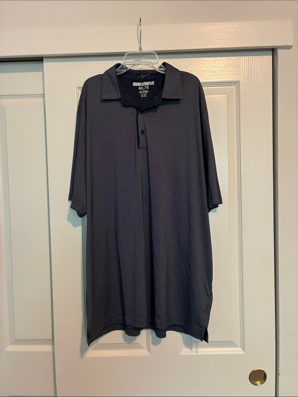 Greg Norman Collection Men's Charcoal Polo